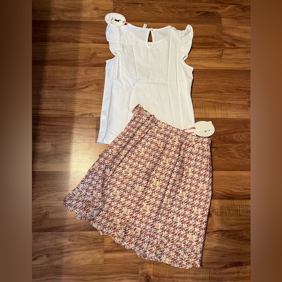 NWT Janie and Jack Moana Tee and Skirt - Picture 5 of 5